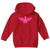 breast cancer wonder woman Youth Hoodie