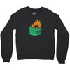 2016 dumpster fire Crewneck Sweatshirt