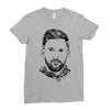 lionel messi 2 Ladies Fitted T-Shirt