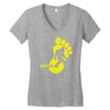 bigfoot gone Women's V-Neck T-Shirt
