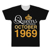 queens are born in october 1969 All Over Men's T-shirt