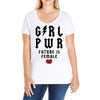 Girl Power Future Is Female Ladies Curvy T-Shirt