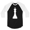 Chess King and Pawn 3/4 Sleeve Shirt