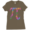 spring pi tshirts  flowery colorful pi day gifts Ladies Fitted T-Shirt