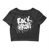 rock music r4 Crop Top