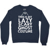 this is my lazy ghost costume 3 Crewneck Sweatshirt