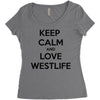 westlife Women's Triblend Scoop T-shirt