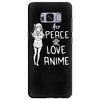 peace love anime Samsung Galaxy S8 Plus