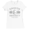 smash university Ladies Fitted T-Shirt