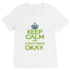 keep calm everything okay V-Neck Tee