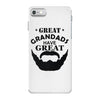 mens grandads bearded iPhone 7 Case