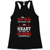 There's This Boy Who Stole My Heart He Calls Me Grandma Racerback Tank