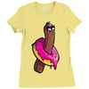 stickers Ladies Fitted T-Shirt