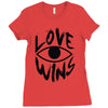 love wins Ladies Fitted T-Shirt