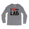 i love my lab labrador Long Sleeve Shirts