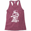 robot funny Racerback Tank
