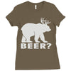 beer Ladies Fitted T-Shirt