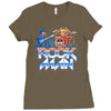 rock man Ladies Fitted T-Shirt