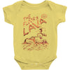 the floor is lava Baby Onesie