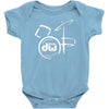 dw drum Baby Bodysuit