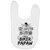 You Cant Scare Me I am Biker Papaw Baby Bibs
