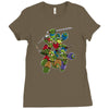 mega turtles Ladies Fitted T-Shirt