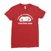 caerbannog petting zoo Ladies Fitted T-Shirt
