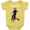 saw trike play a game horror bike Baby Onesie