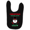 christmas baking team crew snowman Baby Bibs