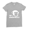 98% chimpanzee Ladies Fitted T-Shirt