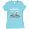 there is no princess Ladies Fitted T-Shirt