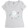 octopus Women's Triblend Scoop T-shirt