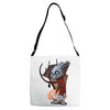 death bunny. Adjustable Strap Totes