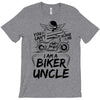 You Cant Scare Me I am Biker Uncle T-Shirt
