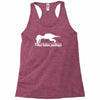 t rex hates pushups funny Racerback Tank