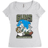 anti dauphin violeurs Women's Triblend Scoop T-shirt