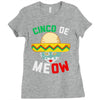 cinco de meow Ladies Fitted T-Shirt