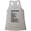 rules for dating my daughter shirt t shirt perfect father's gift Racerback Tank