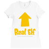real elf Ladies Fitted T-Shirt