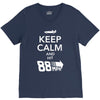 keep calm and hit 88 mph time travel V-Neck Tee