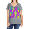 texting and driving like it's 1990 Ladies Curvy T-Shirt