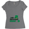 Little Leprechaun Women's Triblend Scoop T-shirt