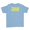 insane gym training bodybuilding workout keepfit weightlifting Youth Tee