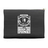 Never Underestimate Old Man Who Was Born June Accessory Pouches
