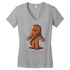 hug a wookiee Women's V-Neck T-Shirt