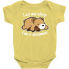 let me sleep Baby Onesie