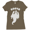 booya ghost Ladies Fitted T-Shirt