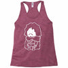 snow man Racerback Tank