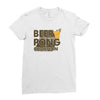 beer pong Ladies Fitted T-Shirt