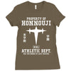 Property Of Honnouji Athletics Dept. Ladies Fitted T-Shirt